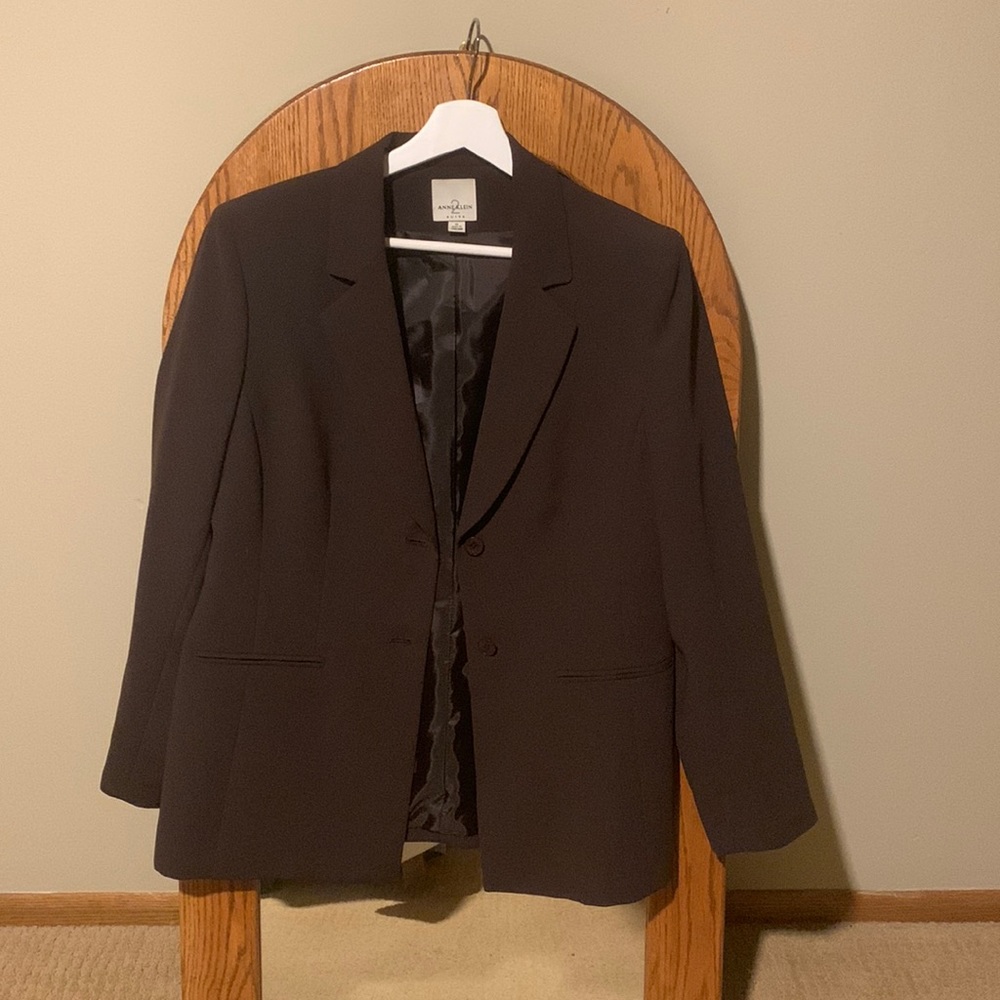 Anne Klein 12 Brown Blazer